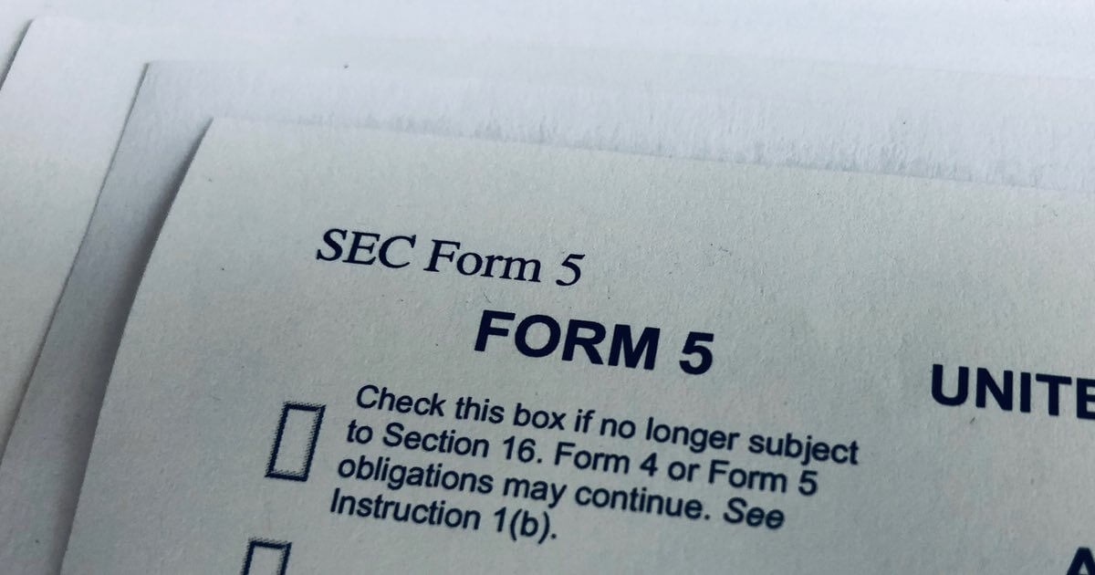 Form 5 Filing by OFFISTRA EDGAR FILING AGENT