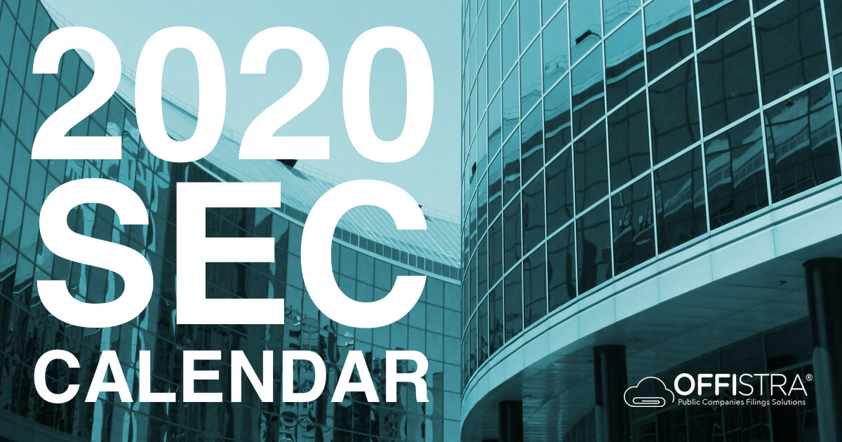 SEC Filing Deadlines Calendar, SEC EDGAR Hours of Operation and SEC Filing Deadlines Calendar, SEC EDGAR Hours of Operation and