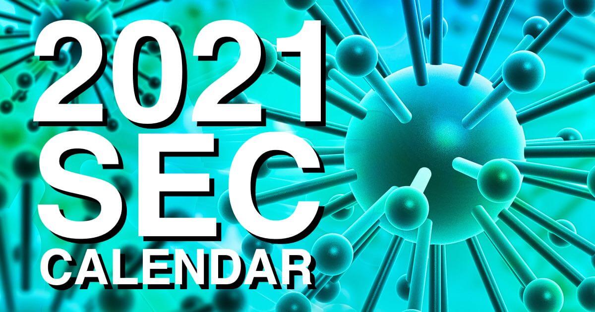 Sec Calendar Filing Deadlines 2025