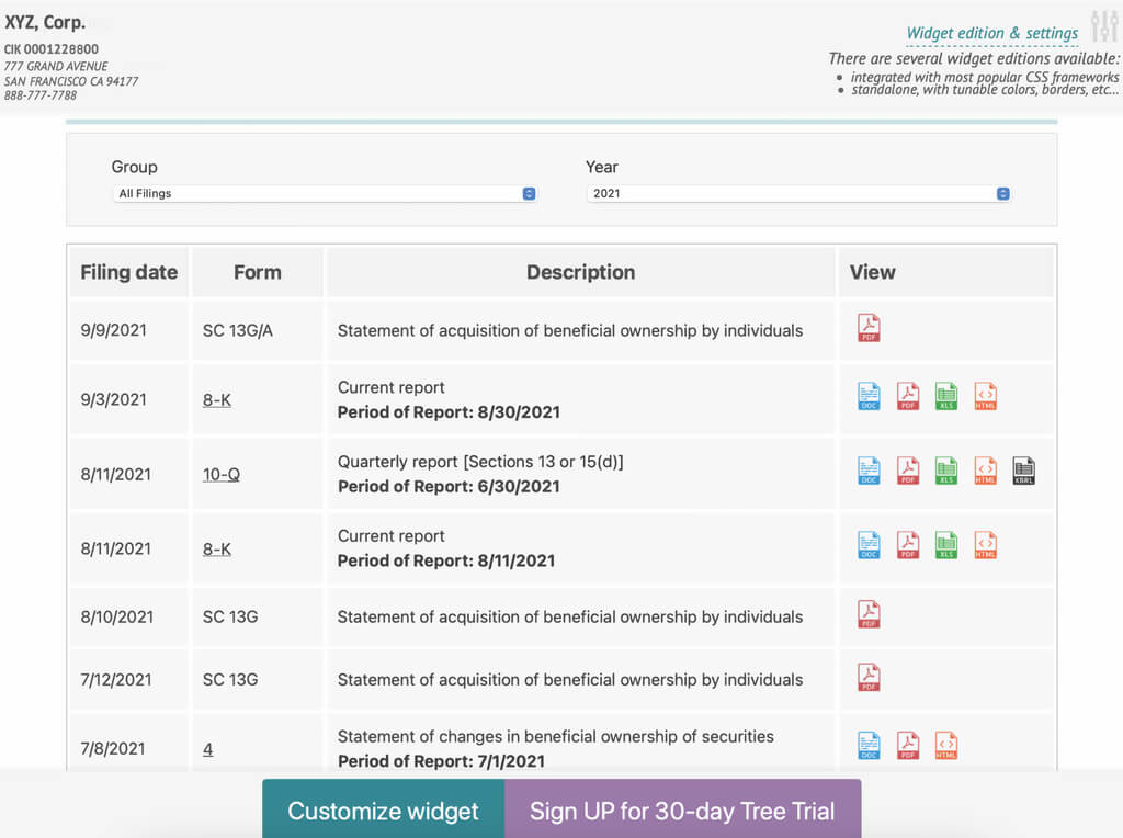 OFFISTRA Launches SEC Data Feed API Service